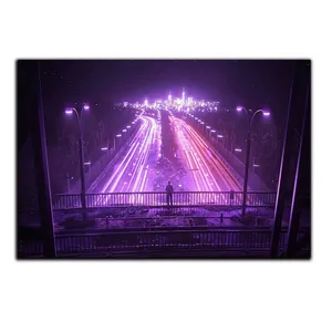 تابلو شاسی بکلیت طرح گرافیکی تایم لپس شهری مدل SH-S5488