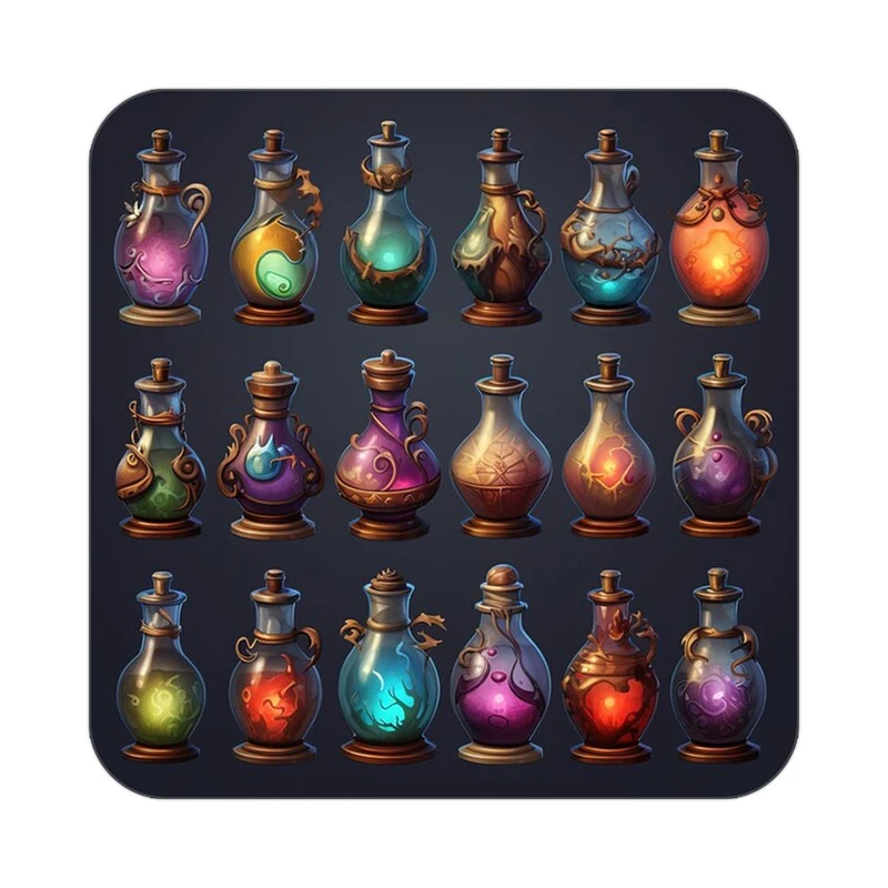 زیر لیوانی کاکتی طرح هری پاتر Harry Potter مدل mp44481