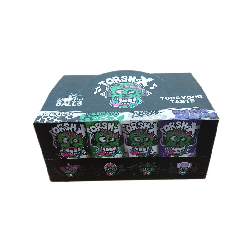 دراژه شکری حاوی پودر میوه ترش اکس - 20 گرم بسته 48 عددی