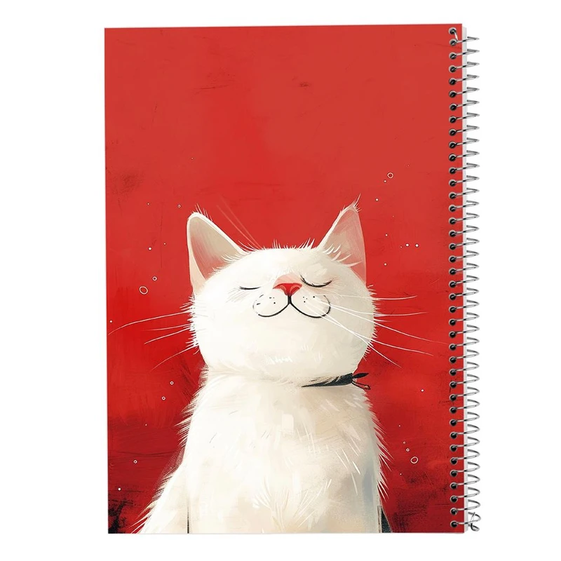 دفتر ژورنال نویسی 50 برگ مدوپد مدل نقطه ای طرح سگ و گربه کد DF17361