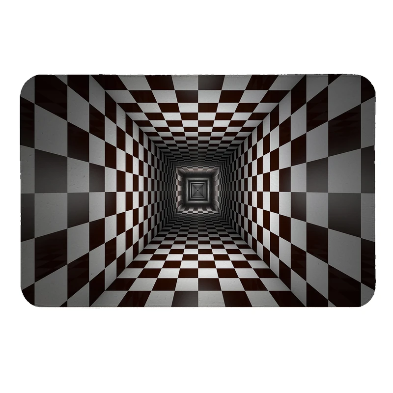  پادری طرح شطرنجی کد 5407 سایز 80 × 50 سانتی‌متر