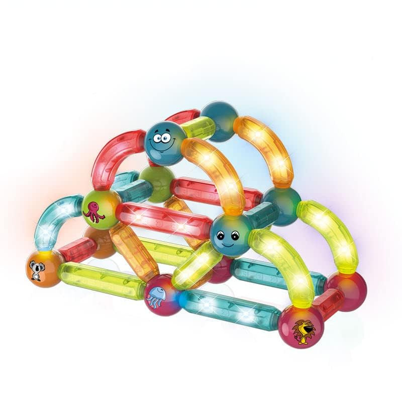 ساختنی مدل Light Magnetic Sticks Blocks کد 8906