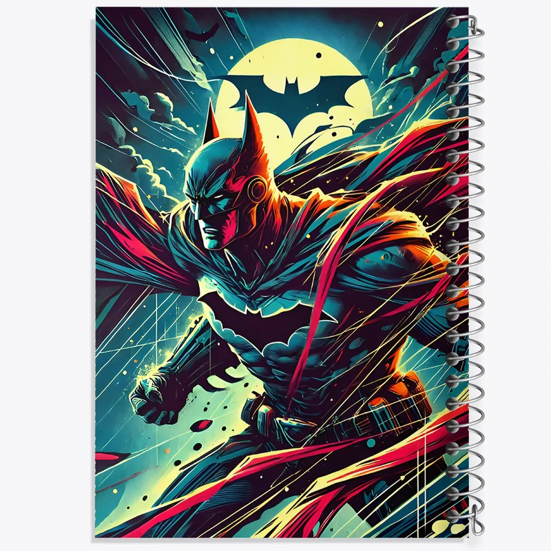 دفتر ژورنال نویسی 50 برگ خندالو مدل نقطه ای طرح بتمن (Batman) کد F8108