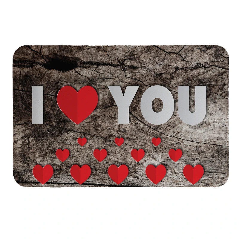 پادری طرح Love کد 6222 سایز 110× 80 سانتی متر