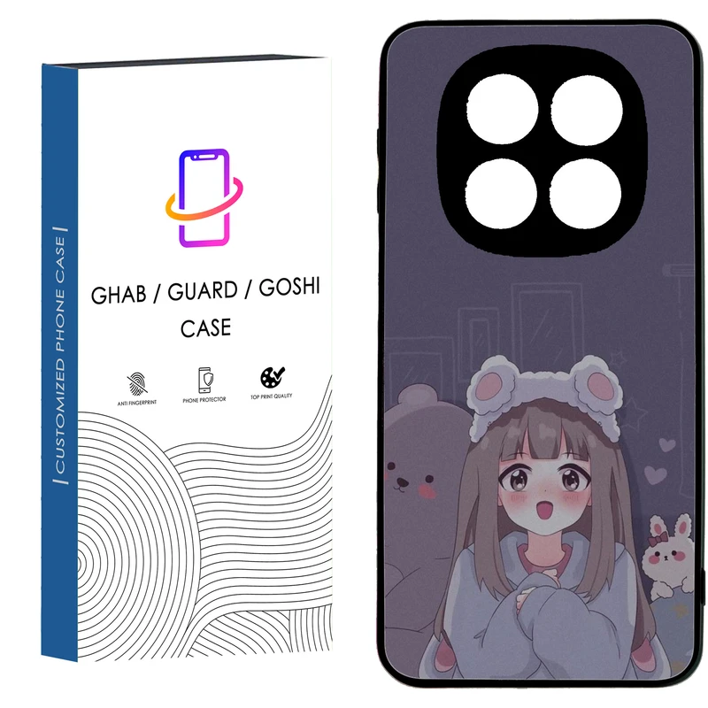 کاور قاب گارد گوشی طرح دخترانه کد 91 _TPU مناسب برای گوشی موبایل شیائومیRedmi Note 14 Pro 5G / Poco X7