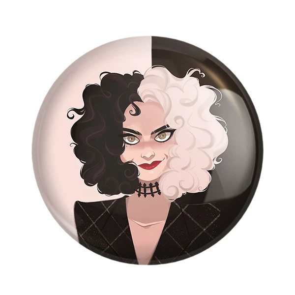 مگنت خندالو طرح کروئلا Cruella کد 10749