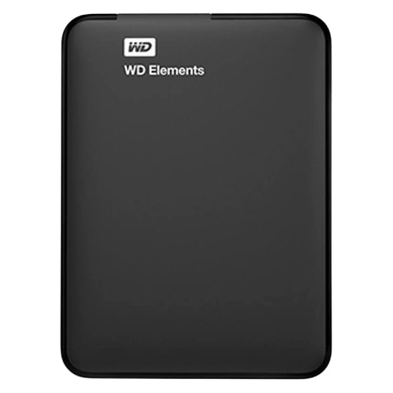 هارد اکسترنال وسترن دیجیتال مدل Elements  ظرفیت چهار ترابایت دارای رابط USB Type-A 3.2