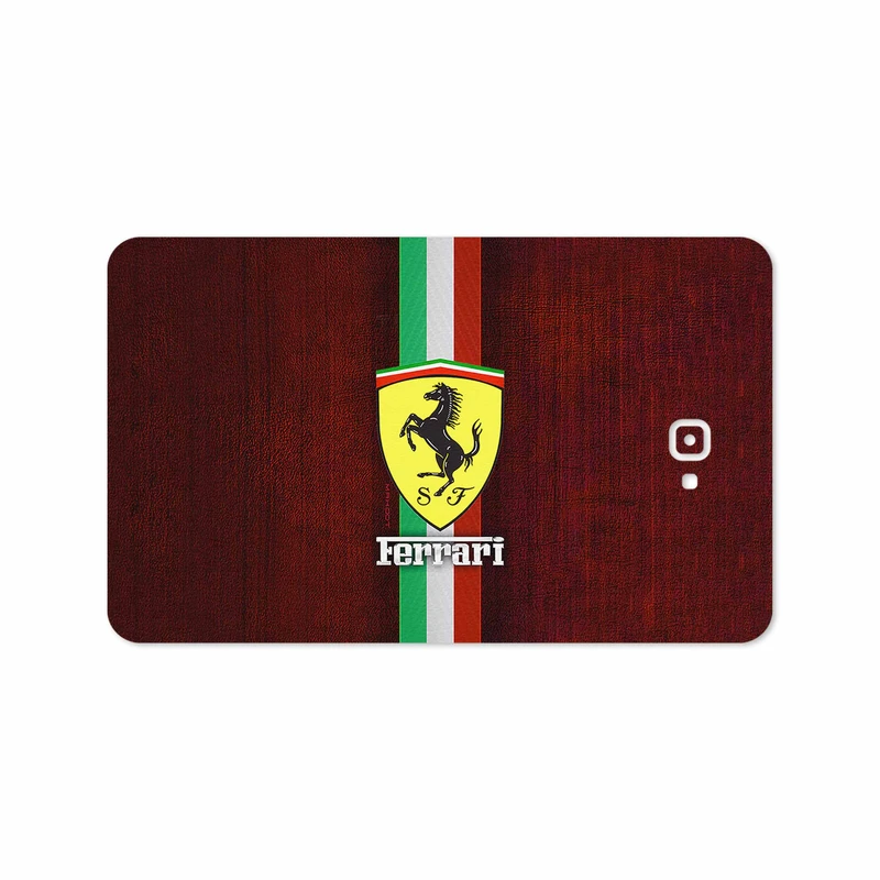 برچسب پوششی ماهوت مدل Ferrari مناسب برای تبلت سامسونگ Galaxy Tab A 10.1 2016 T580