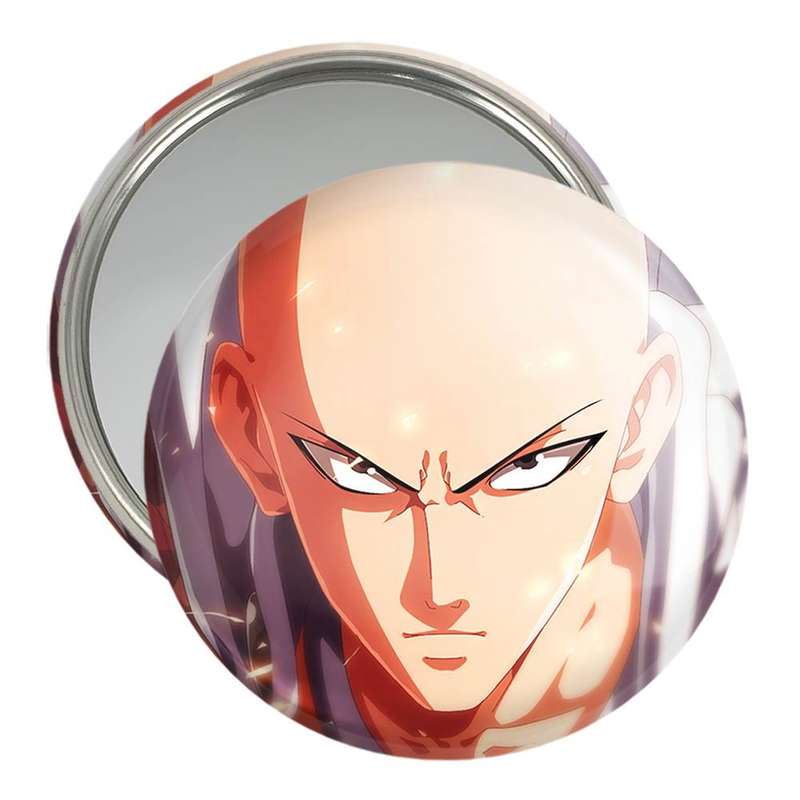 آینه جیبی خندالو مدل سایتاما انیمه مرد تک مشتی One Punch Man کد 11402 آینه جیبی خندالو مدل سایتاما انیمه مرد تک مشتی One Punch Man کد 11402