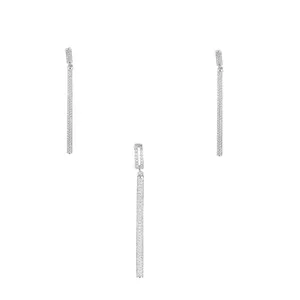 نیم ست نقره زنانه مایا مدل MSS0477