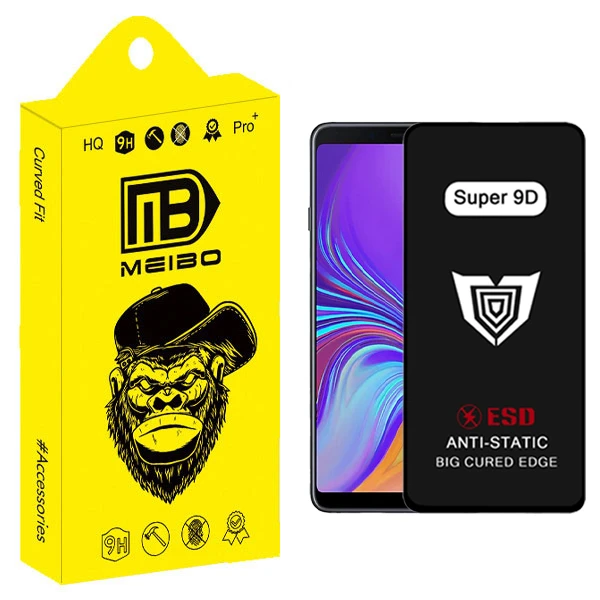 محافظ صفحه نمایش میبو مدل Super 9D Pro مناسب برای گوشی موبایل سامسونگ galaxy A920 / A9 2018 / A9s / A9 Star Pro