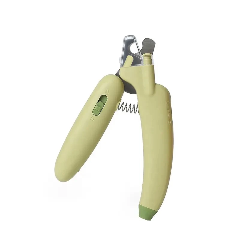 ناخن گیر حیوانات خانگی مدل چراغ دار طرح موز