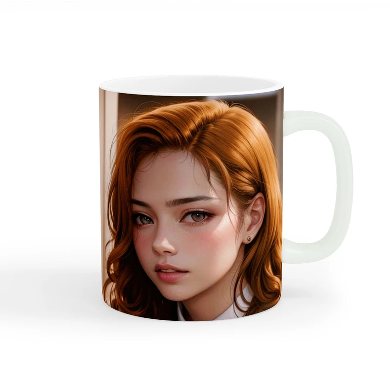 ماگ طرح دخترانه دختر جذاب کد wall-7924