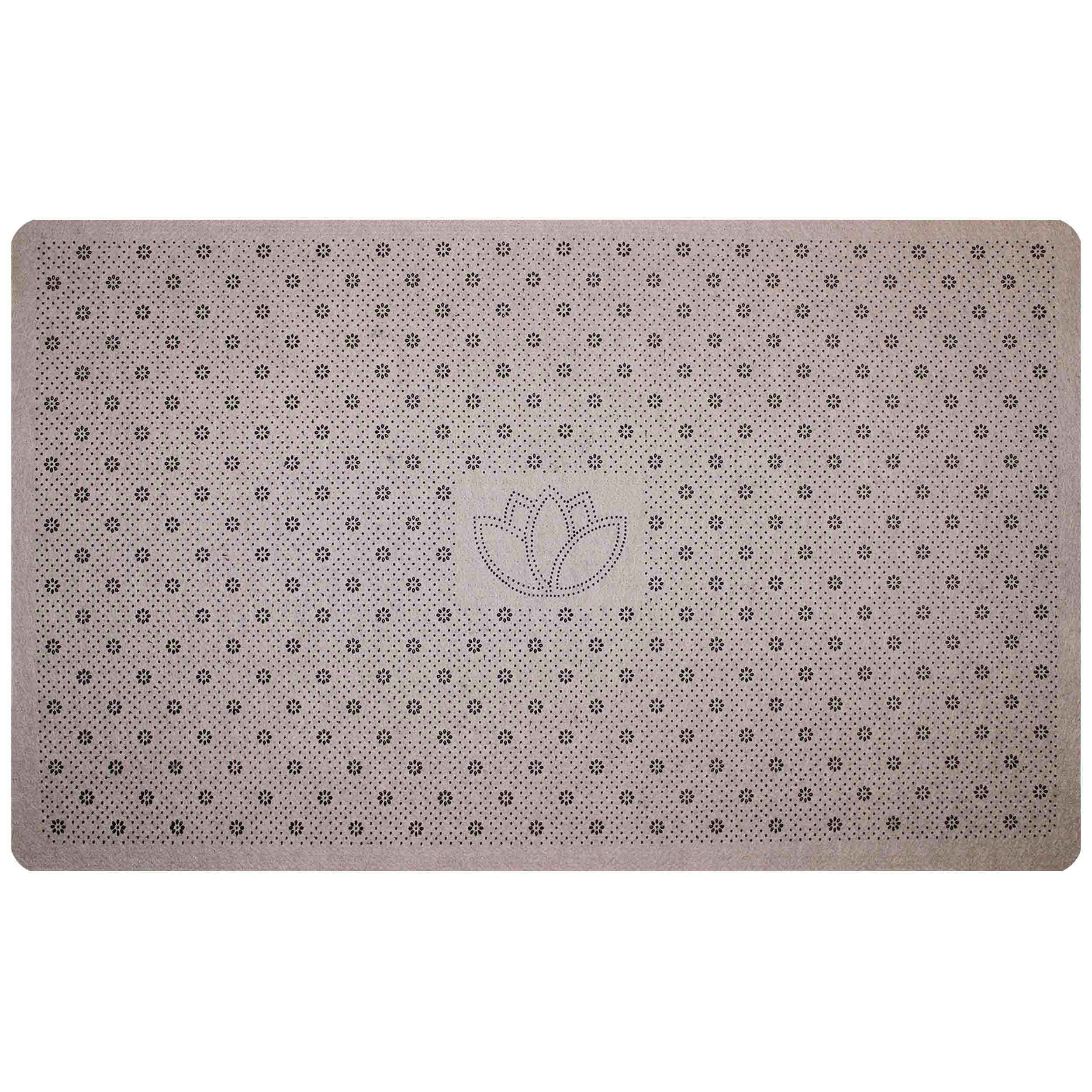 پادری مدل فرشینه رویه مخمل کد m/208 سایز 46×76 سانتی متر
