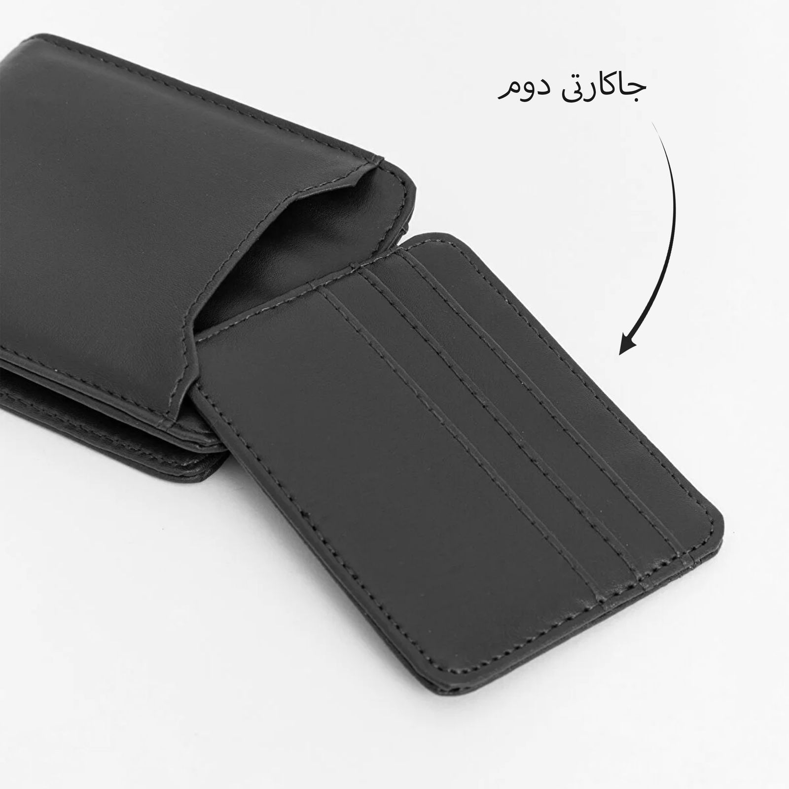 کیف پول مردانه ال سی وایکیکی مدل W37165Z8 به همراه جاکارتی -  - 2