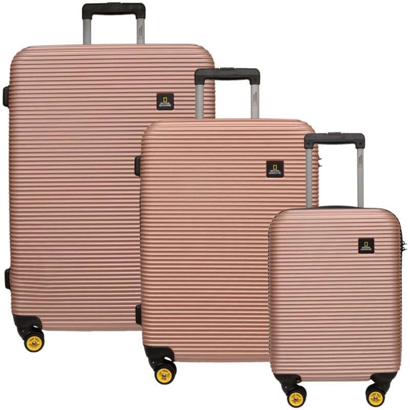 مجموعه سه عددی چمدان نشنال جئوگرافیک مدل abroad