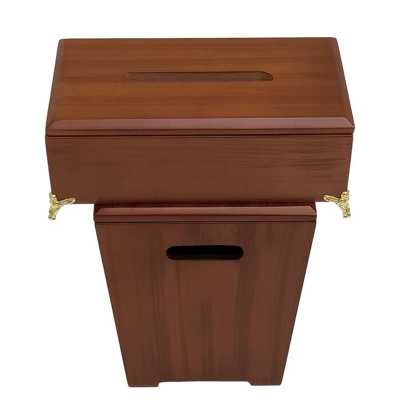 ست سطل و جعبه دستمال کاغذی مدل پایه فلزی ست سطل و جعبه دستمال کاغذی مدل پایه فلزی