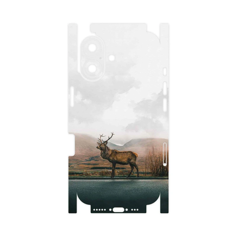 برچسب پوششی ماهوت مدل Horned_Deer-FullSkin مناسب برای گوشی موبایل اپل iPhone 16