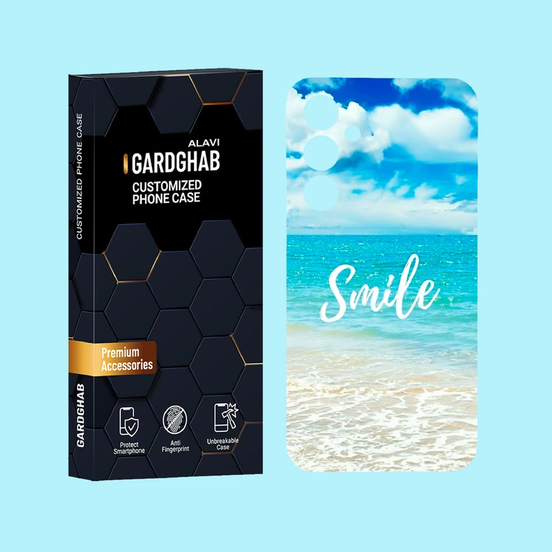 کاور گارد قاب علوی مدل متن مناسب برای گوشی موبایل سامسونگ Galaxy A55