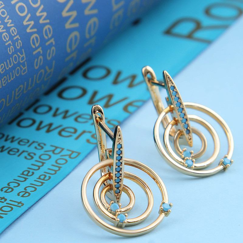 گوشواره زنانه بازرگانی میلادی مدل مدرن کد GZN_328 گوشواره زنانه بازرگانی میلادی مدل مدرن کد GZN_328