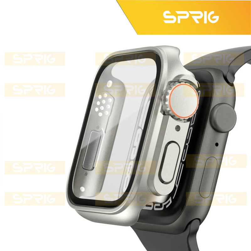 کاور اسپریگ مدل Ultra Transform مناسب برای اپل واچ Series 7 Aluminum 45mm / Series 8 Aluminum 45mm / Series 9 Aluminum 45mm به همراه محافظ صفحه نمایش