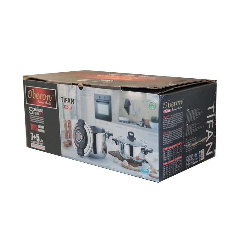 زودپز دوقلو اوبرون کد D-255 گنجایش 7 لیتر