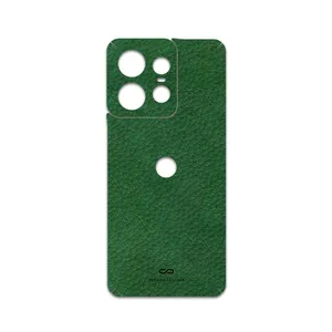 MAHOOT Green-Leather Cover Sticker for Motorola Edge 50 Pro