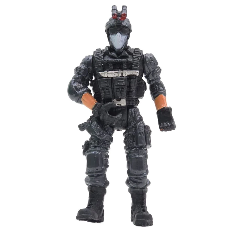 فیگور ناب سل مدل سرباز کد SPECIAL POLICE NAAB004 ارتفاع 10 سانتی متر