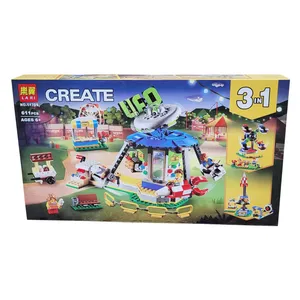 ساختنی 611 تکه مدل CREATE طرح شهربازی کد 611