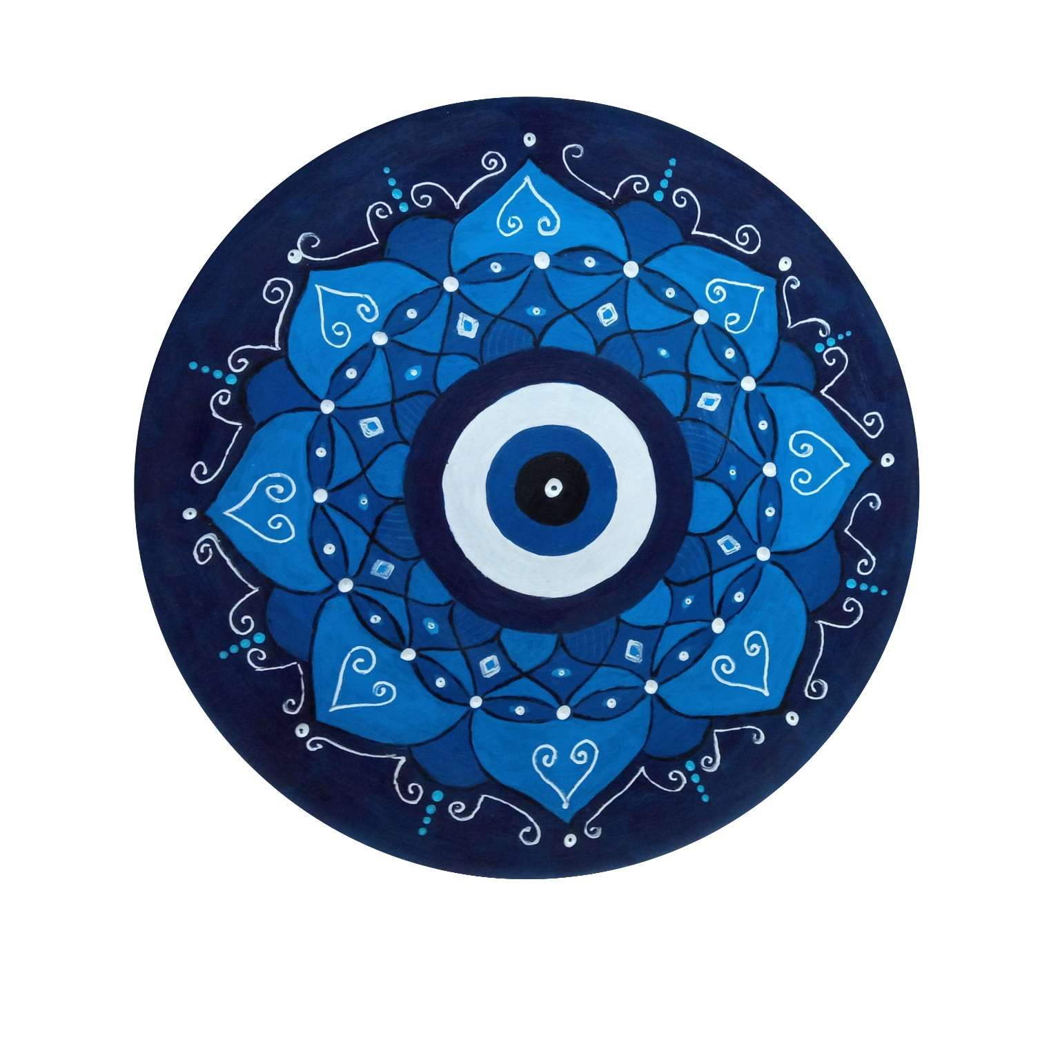بشقاب دیوارکوب سفالی کد m_04