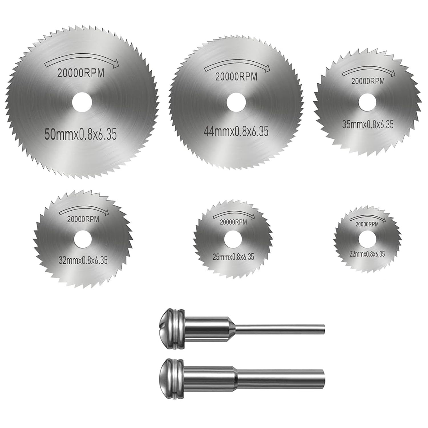 تیغه دیسکی مدل 8pc کد 008 مجموعه 8 عددی