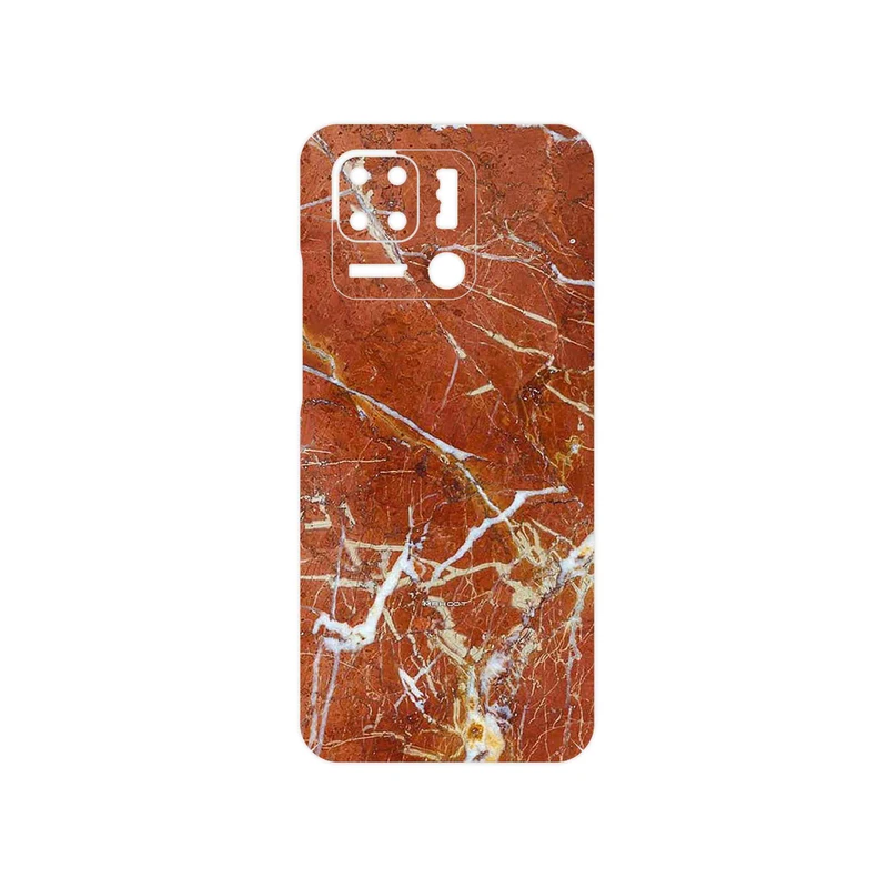 برچسب پوششی ماهوت مدل Red Marble مناسب برای گوشی موبایل شیائومی Redmi 10 Power