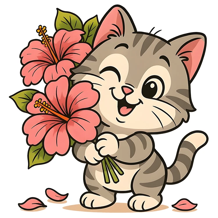 استیکر پارچه و لباس پاد آفرین مدل گربه کد DKST607