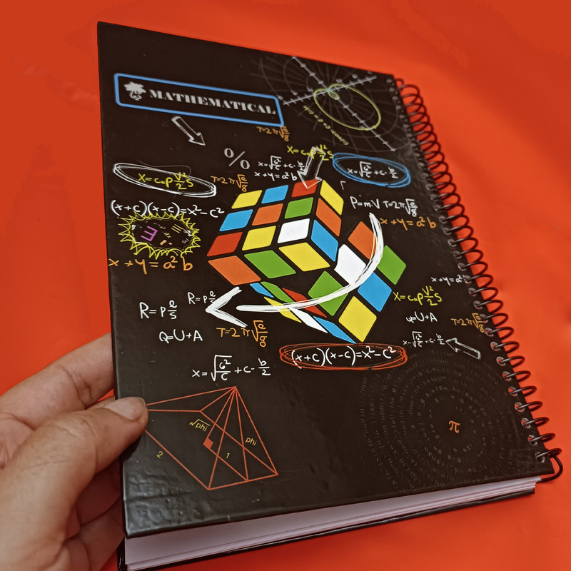 دفتر مشق 100 برگ تیما مدل ریاضیات