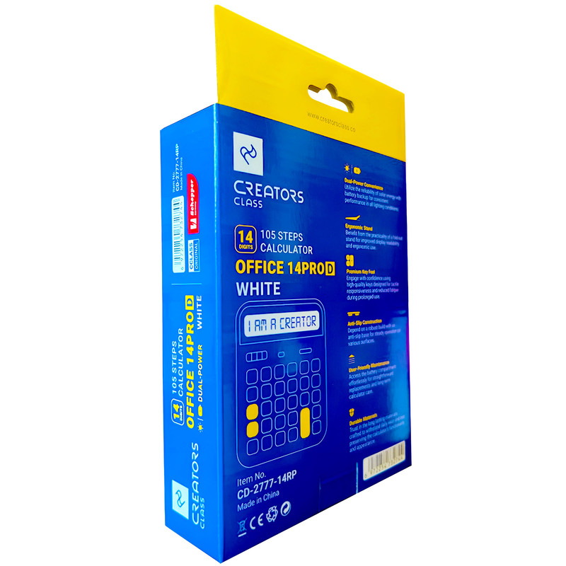 ماشین حساب رومیزی کریتورز کلاس مدل CD-2777-14RP
