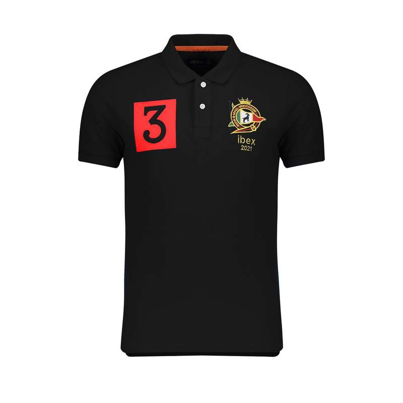 پولوشرت آستین کوتاه مردانه آیبکس مدل 97112 casual رنگ مشکی 