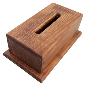 جعبه دستمال کاغذی مدل چوبی کد A01