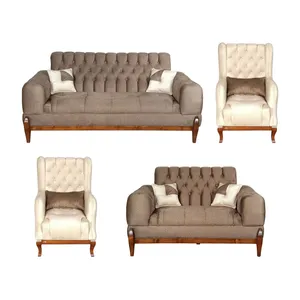 مبل راحتی هفت نفره کامل مدل Bicam کد Lina.Gh.Cr