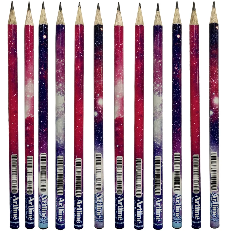 مداد مشکی آرت لاین کد EPH-012 مجموعه 12 عددی