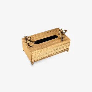 جا دستمال کاغذی گلدکیش طرح باترفلای مدل GK829822