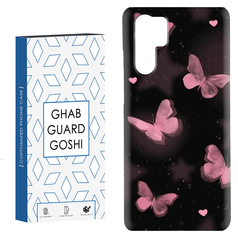 کاور قاب گارد گوشی طرح پروانه کد Dimo-182 مناسب برای گوشی موبایل هوآوی P30 Pro