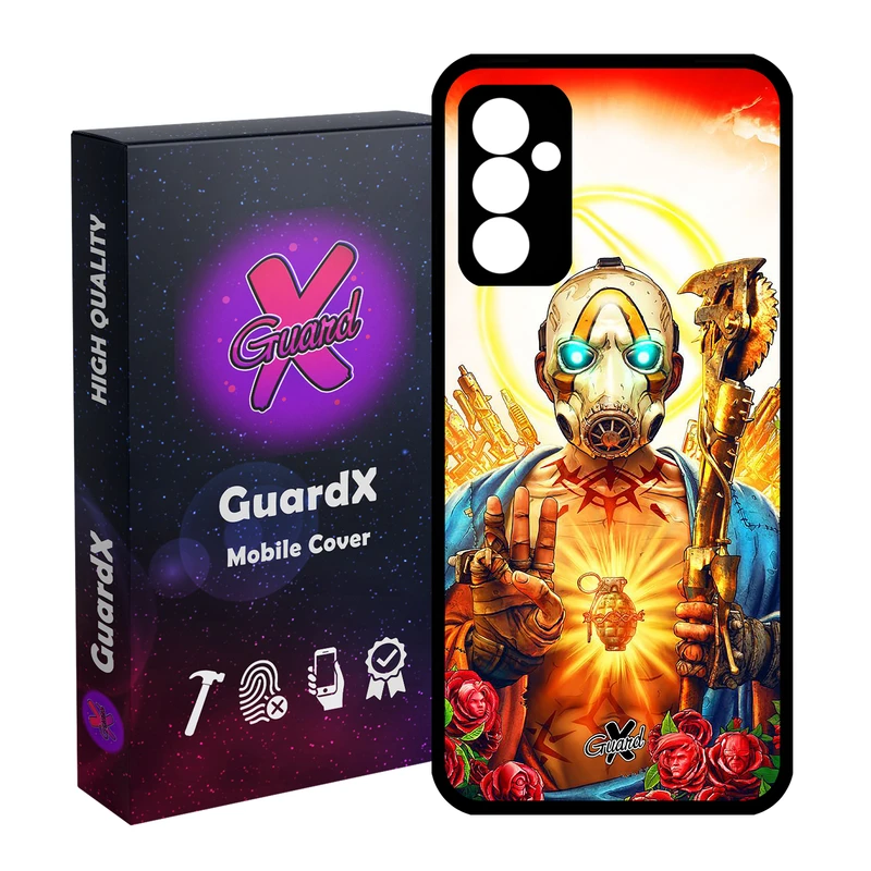 کاور گارد ایکس طرح Borderlands مدل Glass10068 مناسب برای گوشی موبایل سامسونگ Galaxy A54 / A54 5G