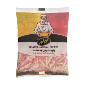 پنیر طبیعی رنده شده گودا و پستو قرمز کاله - 180 گرم