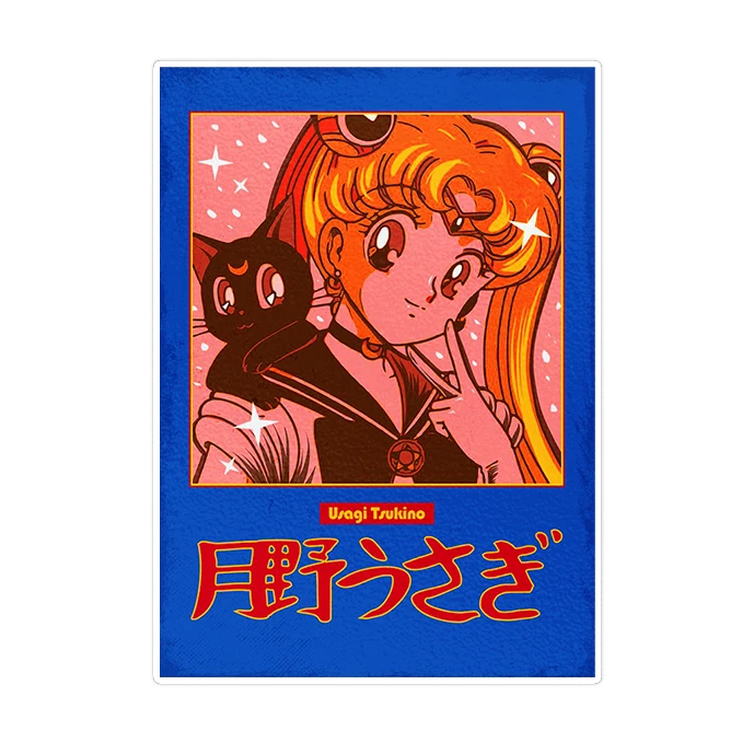 استیکر تزئینی موبایل و تبلت ماسا دیزاین مدل SM012 ANIME