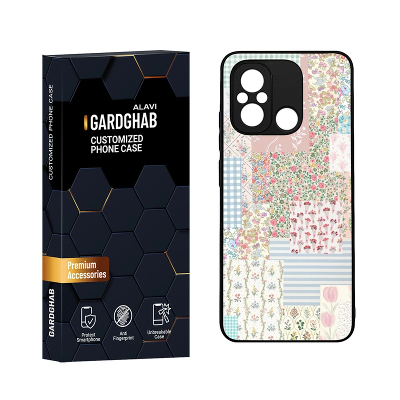 کاور گارد قاب مدل دورژله ای دخترانه مناسب برای گوشی موبایل شیائومی Poco C55 / Redmi 12c