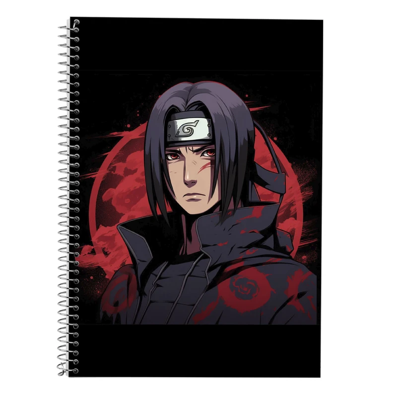 دفتر زبان 50 برگ مدوپد مدل دوخط طرح Naroto کد DF11275