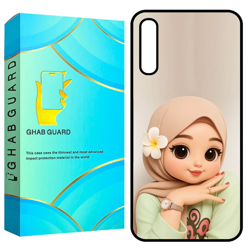 کاور قاب گارد طرح دختر مدل GCHPA50 مناسب برای گوشی موبایل سامسونگ Galaxy A50 / A50s / A30s 