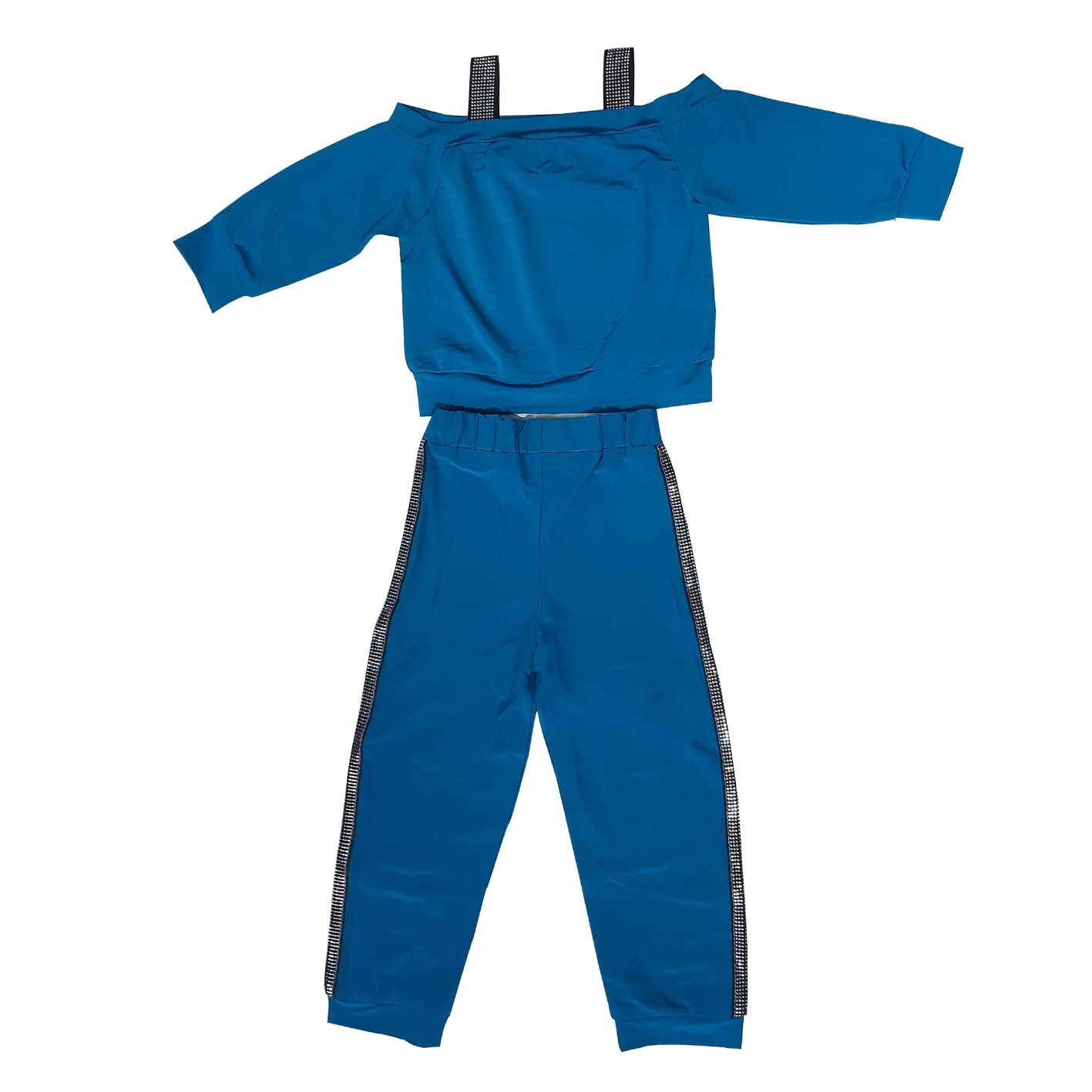 ست بلوز و شلوارک دخترانه مدل بهاره 03