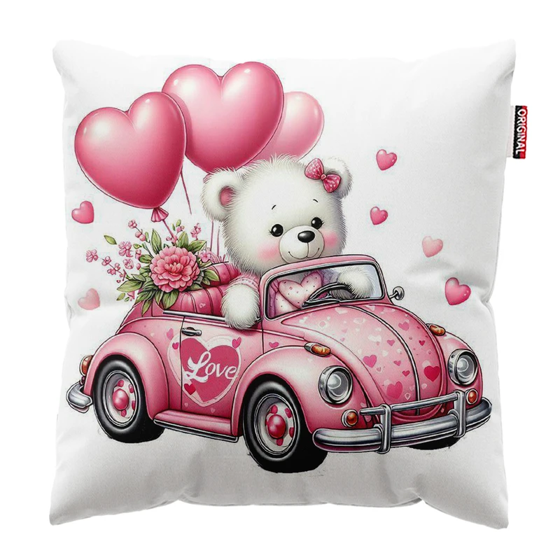 کوسن پاد آفرین مدل ماشین قلبی سایز 30*30 سانتی متر