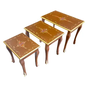 میز عسلی مدل مینا مجموعه 3 عددی